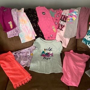 Lot of little girls clothes sizes are 7/8 brand new